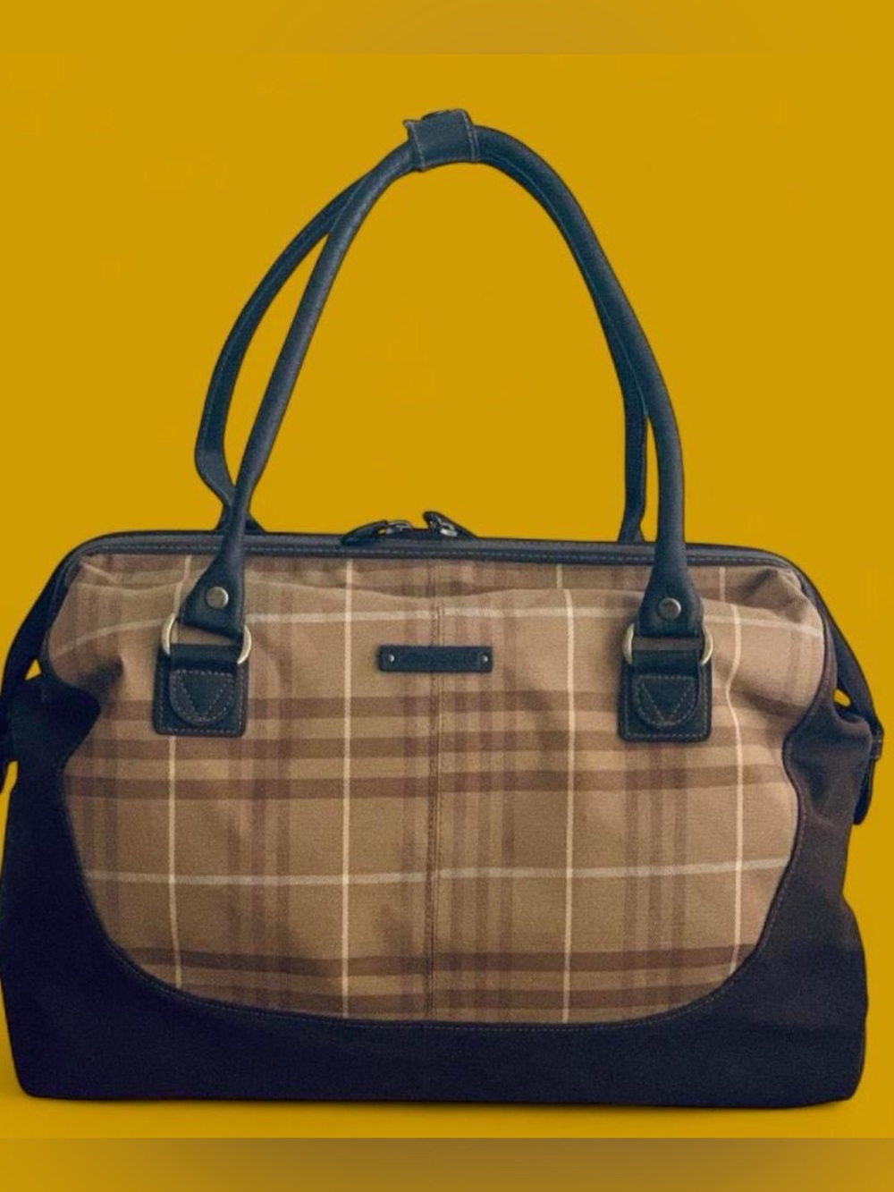 Eddie Bauer Classic Vintage Traveler Bag, 17” x 12” x 8”